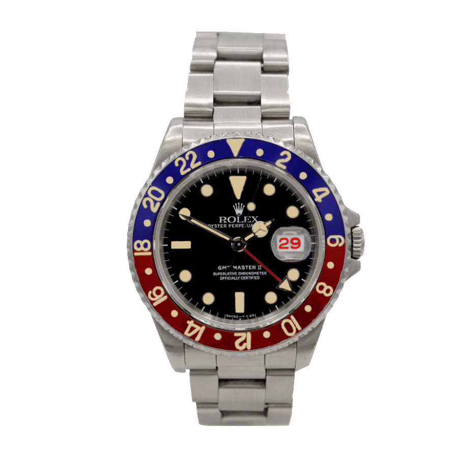 rolex-16710-replica-1 Rolex GMT-Master II 16710 "Pepsi" Premium Duplicate - Image 1