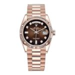 Rolex Day-Date 128235 "Brown Ombre Dial" Top Grade Clone 1:1