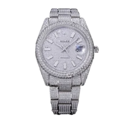 Rolex Datejust 116334 "Iced Out" Near Original Replica