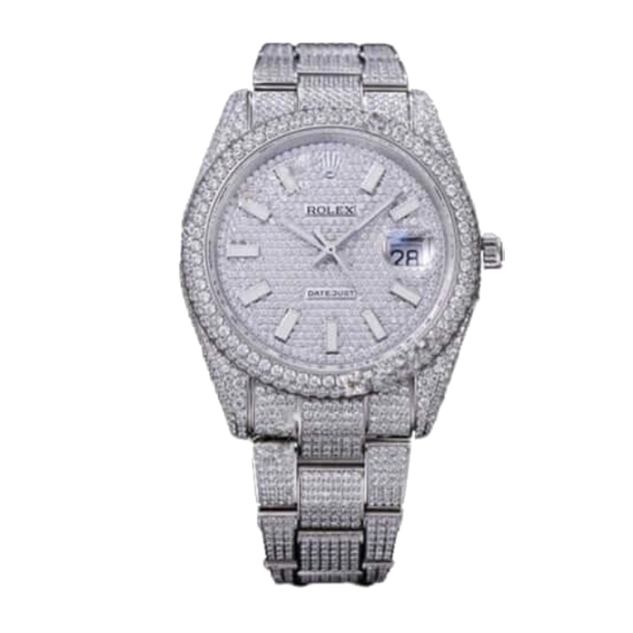 rolex-pave-dial-replica-1 Rolex Datejust 116334 "Iced Out" Near Original Replica - Image 1