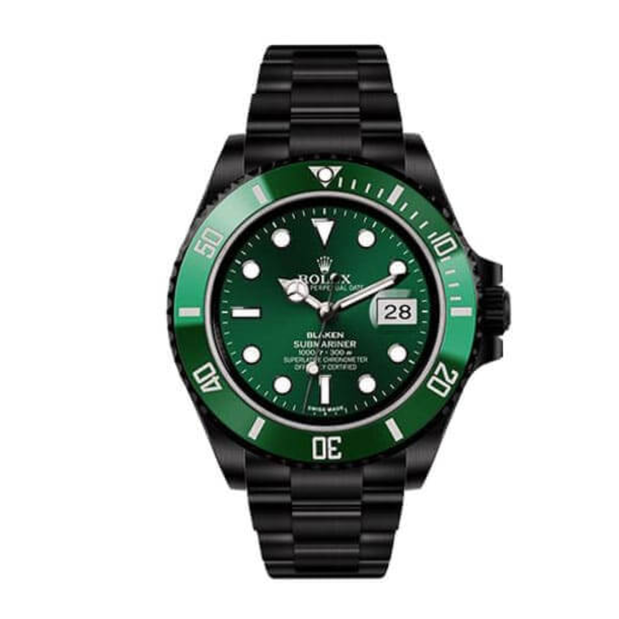 Rolex-Submariner-Blaken-116611N-Green-Dial-Replica Rolex Submariner Blaken 116611N "Green Dial" Ultra Precision Replica - Image 1