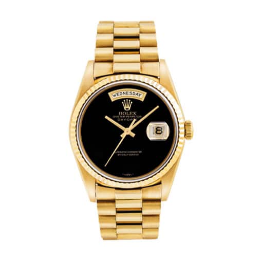 rolex-day-date-onyx-dial-18038-bulang-jubilee-replica Rolex Day-Date 18038 "Onyx Dial" Authentic Replica Edition - Image 1