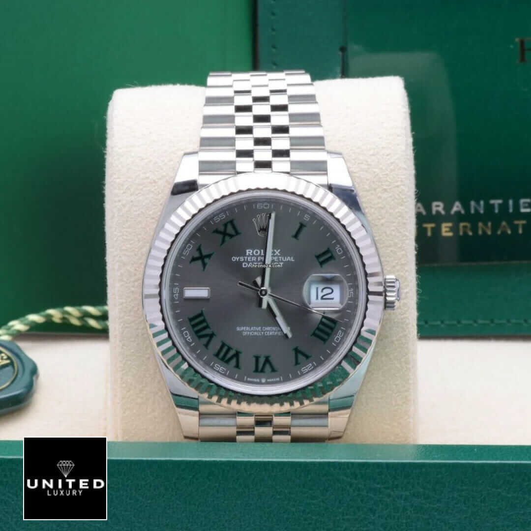 Rolex Datejust 126334-0022 "Wimbledon Dial" Mirror Replica 1:1 Yeni Proje kopyasi 4 1 Rolex Wimbledon 126334-0022 Jubilee