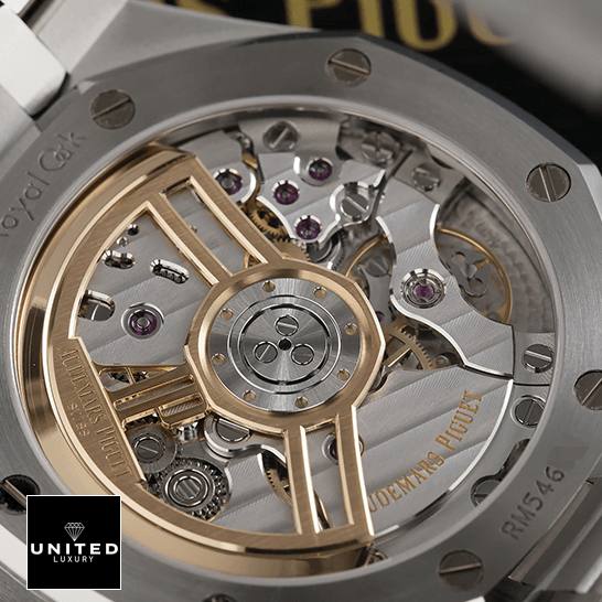 Audemars Piguet Royal Oak 15500ST.OO.1220ST.01 "Silver Dial" 1:1 Clone Edition audemars piguet royal oak 15500ST.OO .1220ST.02 replica case Audemars Piguet Royal Oak 15500 Stainless Steel Case Replica mechanism view