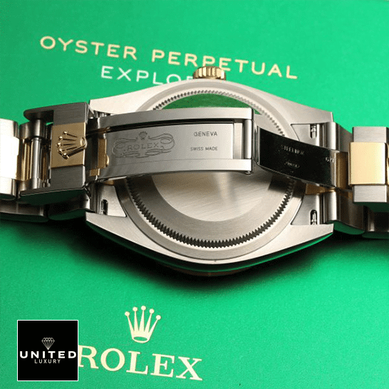 Rolex Explorer 124273 "Black Dial" Ultra Realistic Replica Rolex 2021 Explorer 124273 Two Tone Bracelet Replica Open Fold Clasp on the Rolex Box