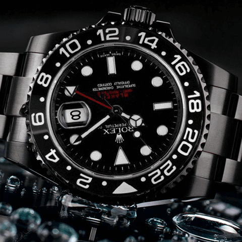 Rolex GMT-Master II 126710LN "Blaken Single Red" Exact Replica 1:1 unitedluxury rolex blaken black bracelet Rolex Blaken GMT-Master II Black Dial Oyster Replica