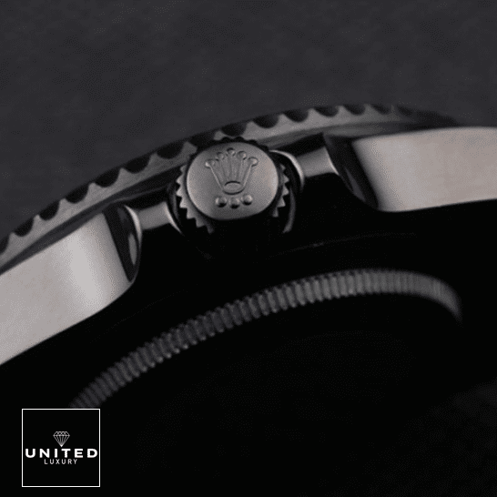 Rolex GMT-Master II 126710LN "Blaken Single Red" Exact Replica 1:1 unitedluxury rolex blaken black left Rolex Blaken GMT-Master II Black Case Right Side Crown Pusher Replica
