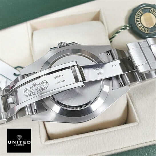 Rolex Explorer II 216570 "Polar" Deluxe Clone Edition rolex 216570 replica2 Rolex 216570 Oyster Replica Open Fold Clasp