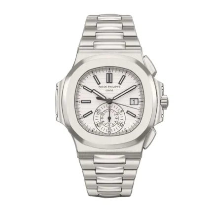 Patek Philippe Nautilus Chronograph 5980/1A-019 "White Dial" Precision Clone