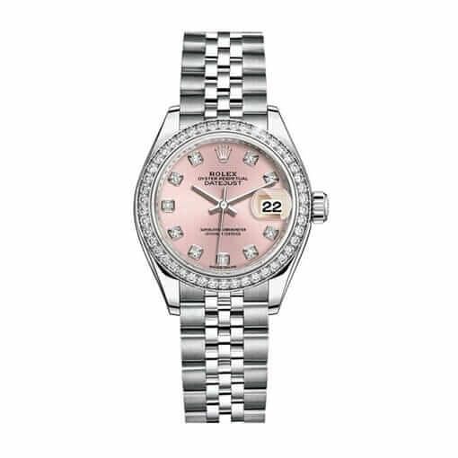 Rolex-datejust-white-gold-pink-1 Rolex Datejust 126234 "Diamond Bezel" Premium Clone - Image 1