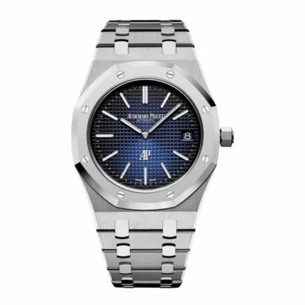 Audemars Piguet Royal Oak "Jumbo" Extra-Thin 16202ST "Blue Dial" Masterpiece Replica