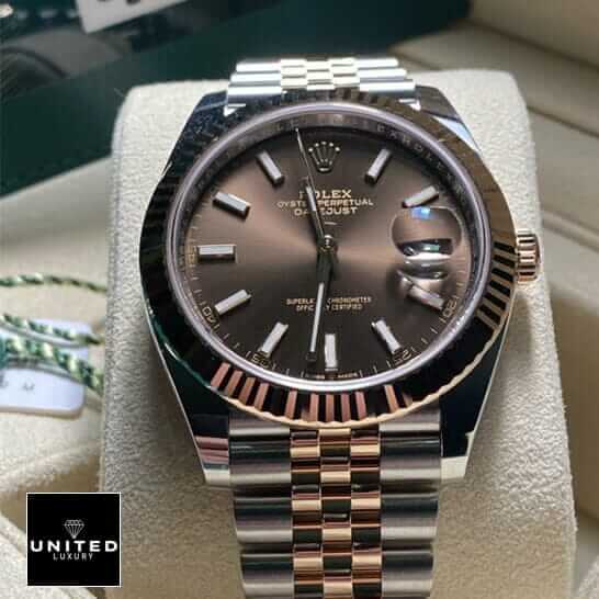 Rolex Datejust 126331 "Everose Gold" Ultra Luxury Clone rolex 126331 chocolate replica luxurywatch 1 rolex-126331-chocolate-replica-luxurywatch-1