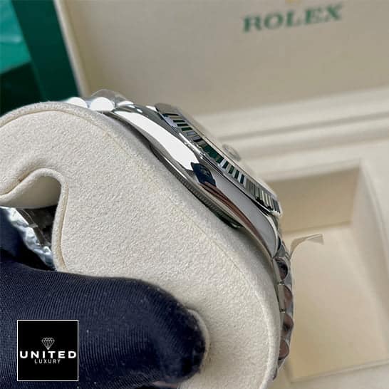 Rolex Datejust 126300 "Blue Dial Steel" Elite Clone Edition 4rolex datejust blue dial steel replica watch Rolex Datejust 41 126334 Stainless Steel Case Replica