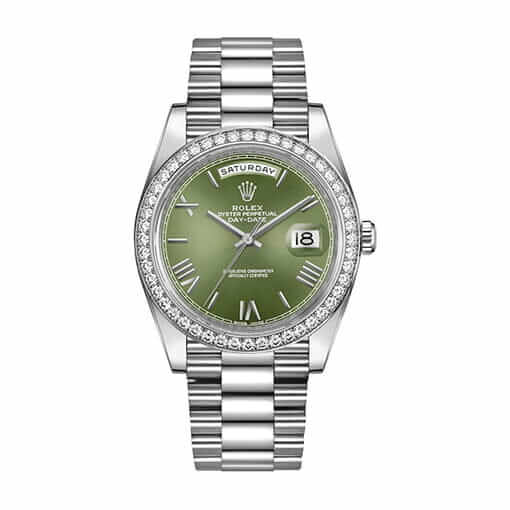 rolex-day-date-40-228238-40mm-510x510-1 Rolex Day-Date 228238 "Olive Green" Mirror Replica 1:1 - Image 1