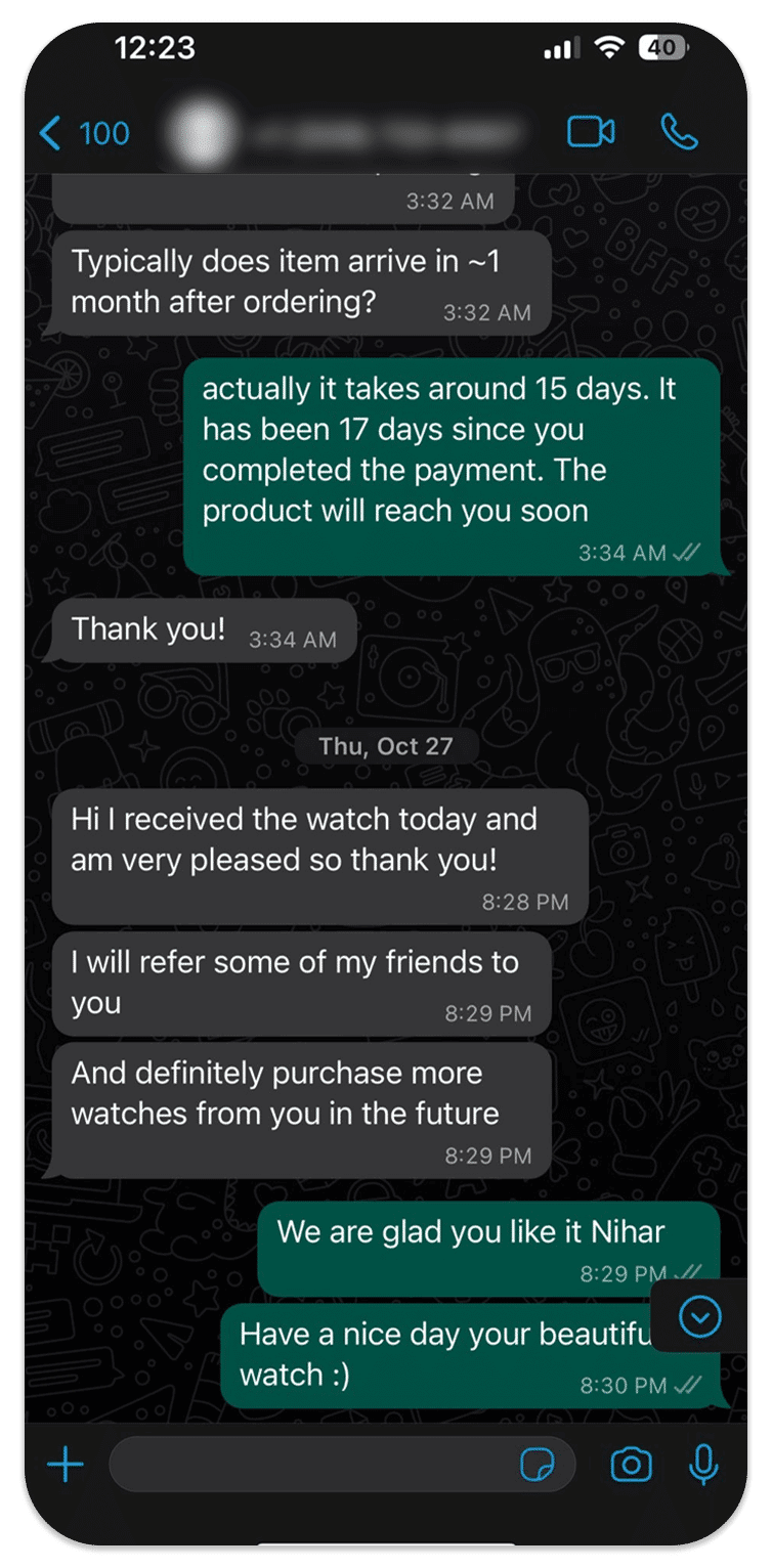 Customer Reviews replica watch review whatsapp2