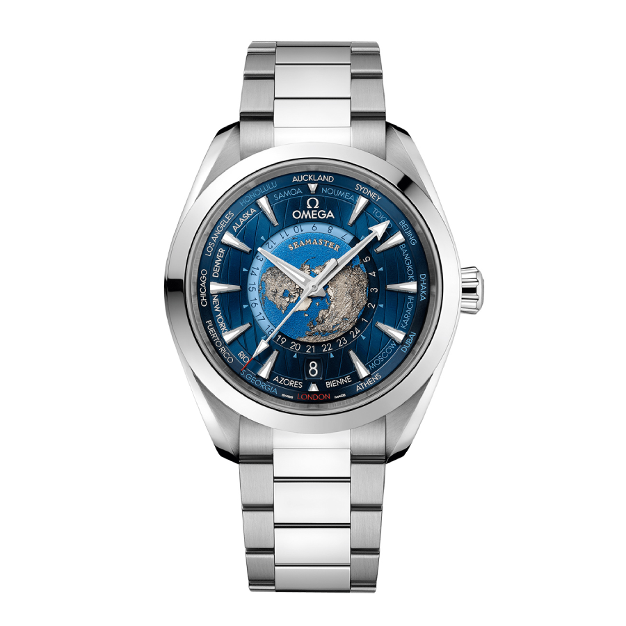 Omega-Seamaster-Worldtimer-Replica-1 Omega Seamaster Aqua Terra Worldtimer 220.10.43.22.03.001 Signature Clone 1:1 - Image 1