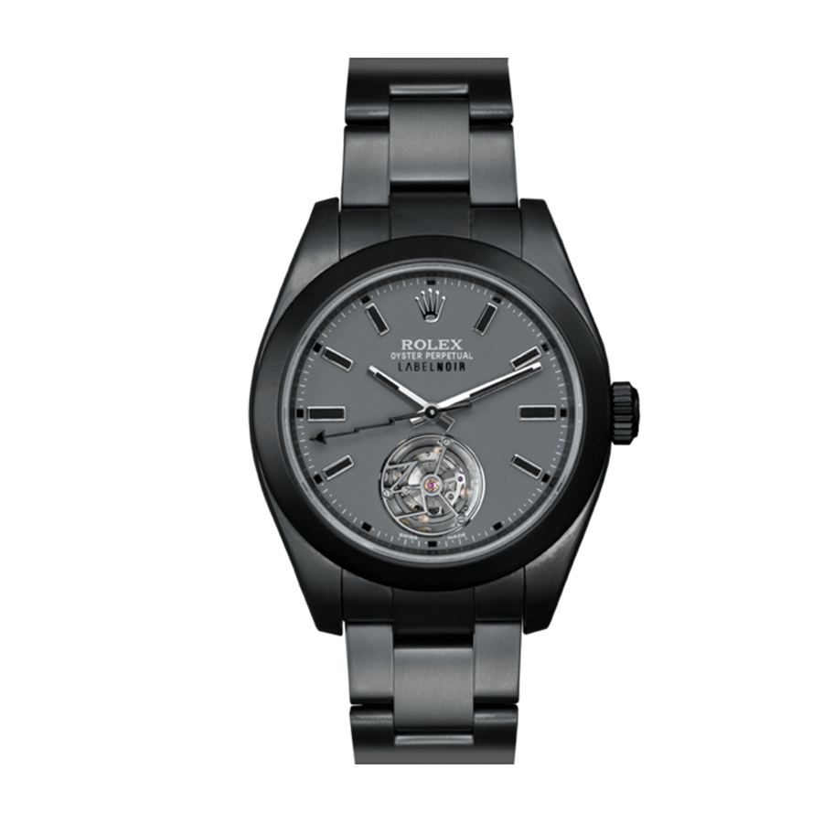 rolex-label-noir-replica-4 Rolex Milgauss 116400 "Label Noir" Near Original Clone - Image 1