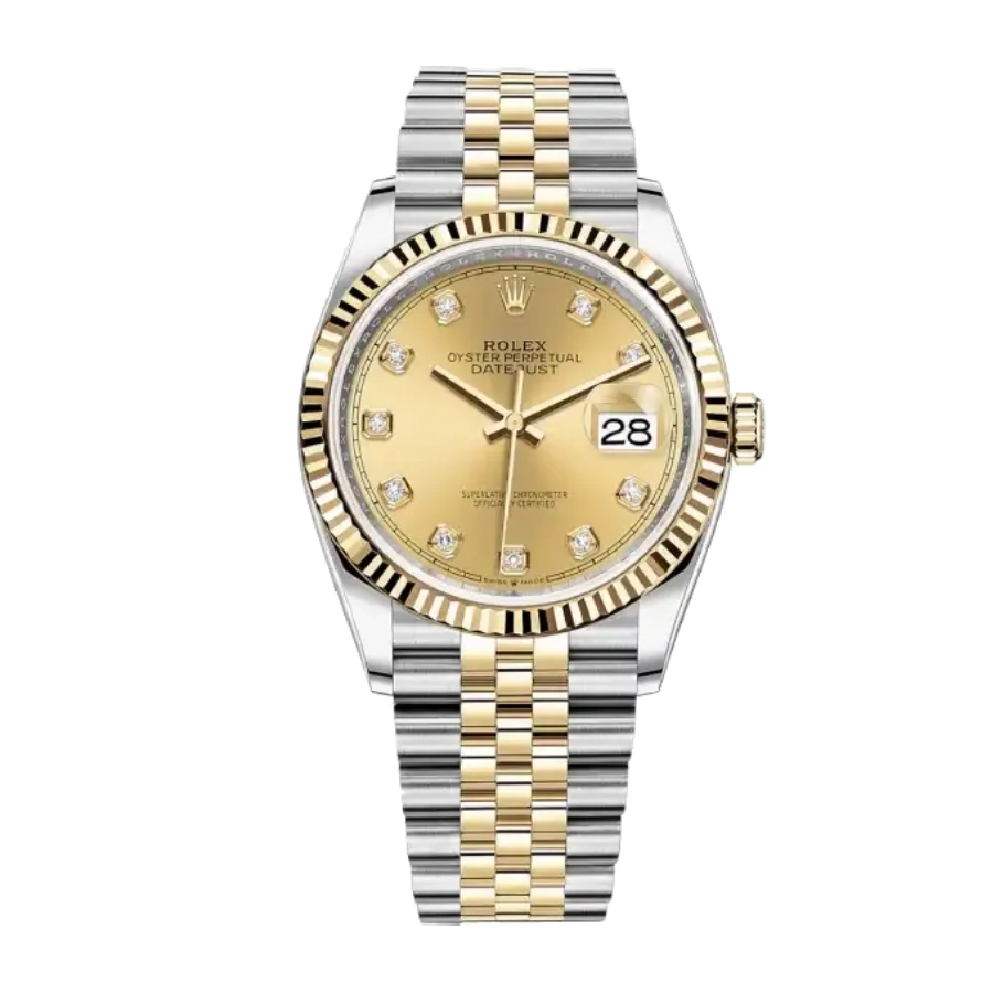 rolex-datejust-36-gold-126233-jubilee-replica-1 Rolex Datejust 126233 "Yellow Rolesor" Ultimate Clone Quality - Image 1