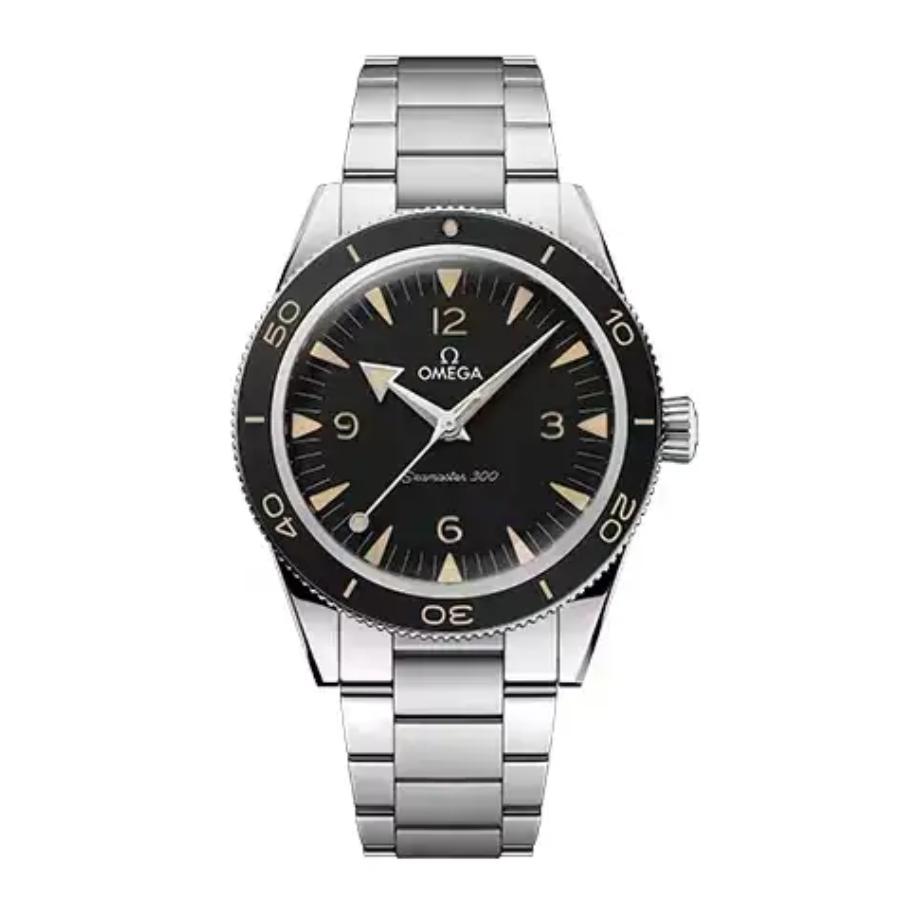 Omega-Seamaster-300-234.30.41.21.01.001-Seamaster-Steel-Replica-2 Omega Seamaster 234.30.41.21.01.001 "Steel Black" Premium Super Clone - Image 1