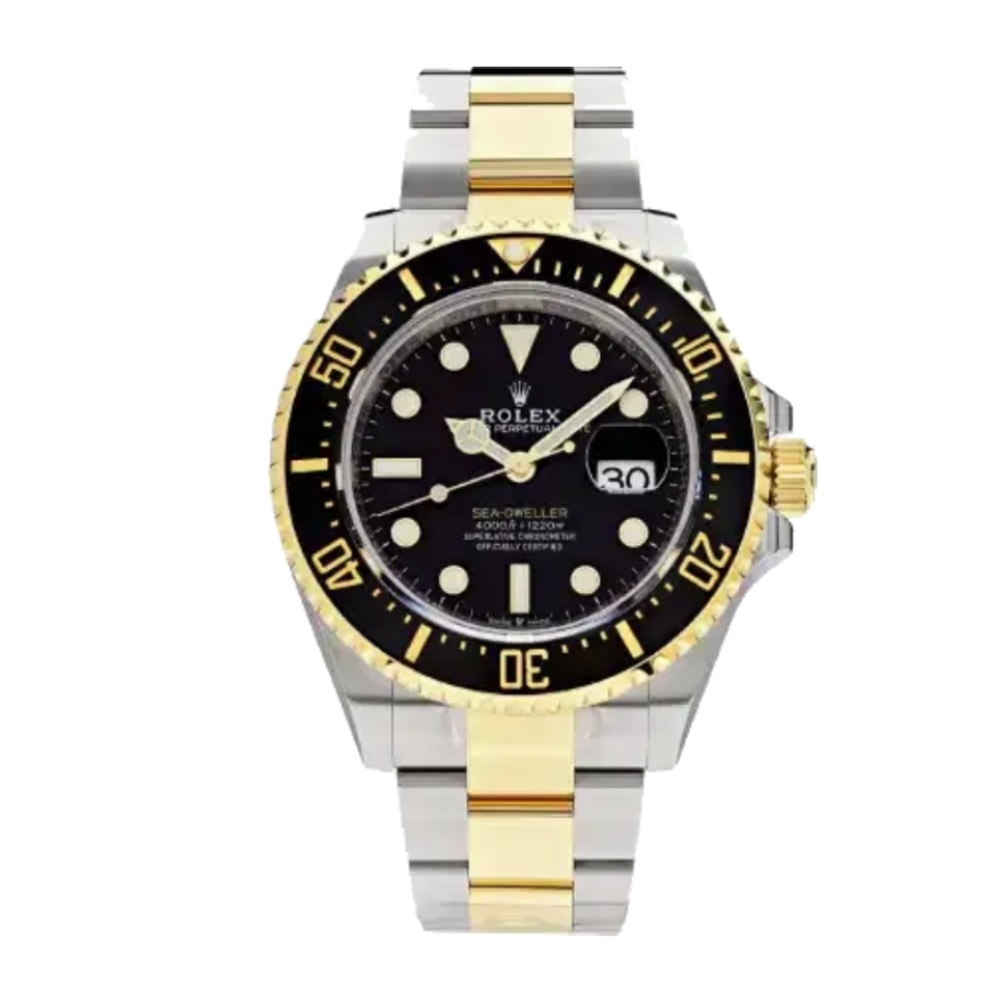 Rolex-Sea-Dweller-In-Two-Tone-‘Rolesor-Steel-And-Yellow-Gold-Replica-1 Rolex Sea-Dweller 126603 "Two-Tone Rolesor" Ultra Luxury Clone - Image 1
