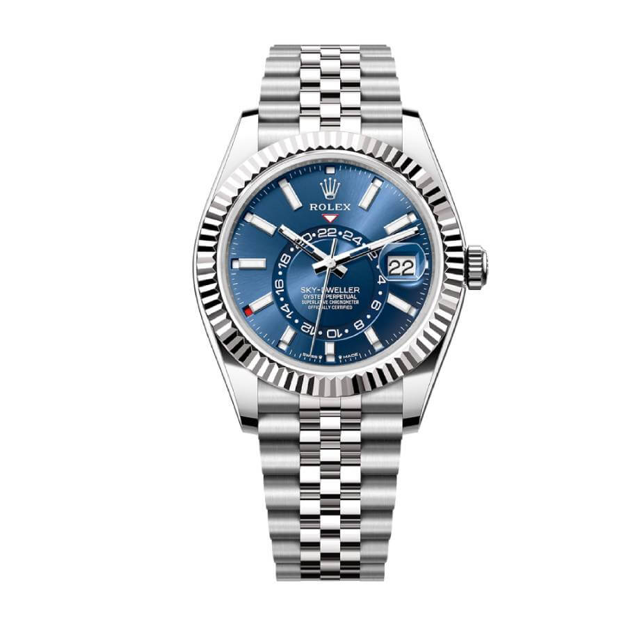 Rolex-Sky-Dweller Rolex Sky-Dweller 336934 "Steel & Blue" Ultra Detailed Clone - Image 1
