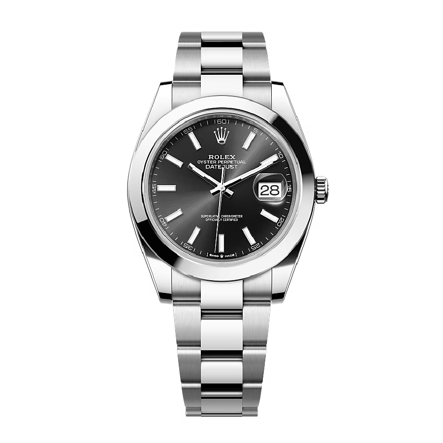 datejust Rolex Datejust 126300 "Black Dial Oyster" Premium Clone Replica - Image 1