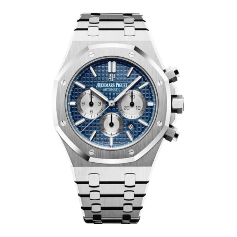 Audemars-Piguet-Royal-Oak-26331ST.OO_.1220ST.01-Blue-Dial-Replica-1 Audemars Piguet Royal Oak Chronograph 26331ST "Blue Dial" 1:1 Clone Edition - Image 1