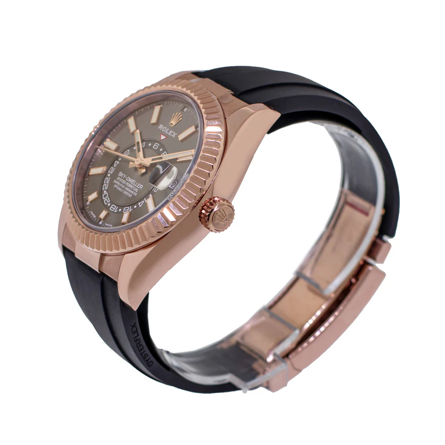 Rolex Sky-Dweller 326935 “Everose Rhodium Oysterflex” First-Class Clone