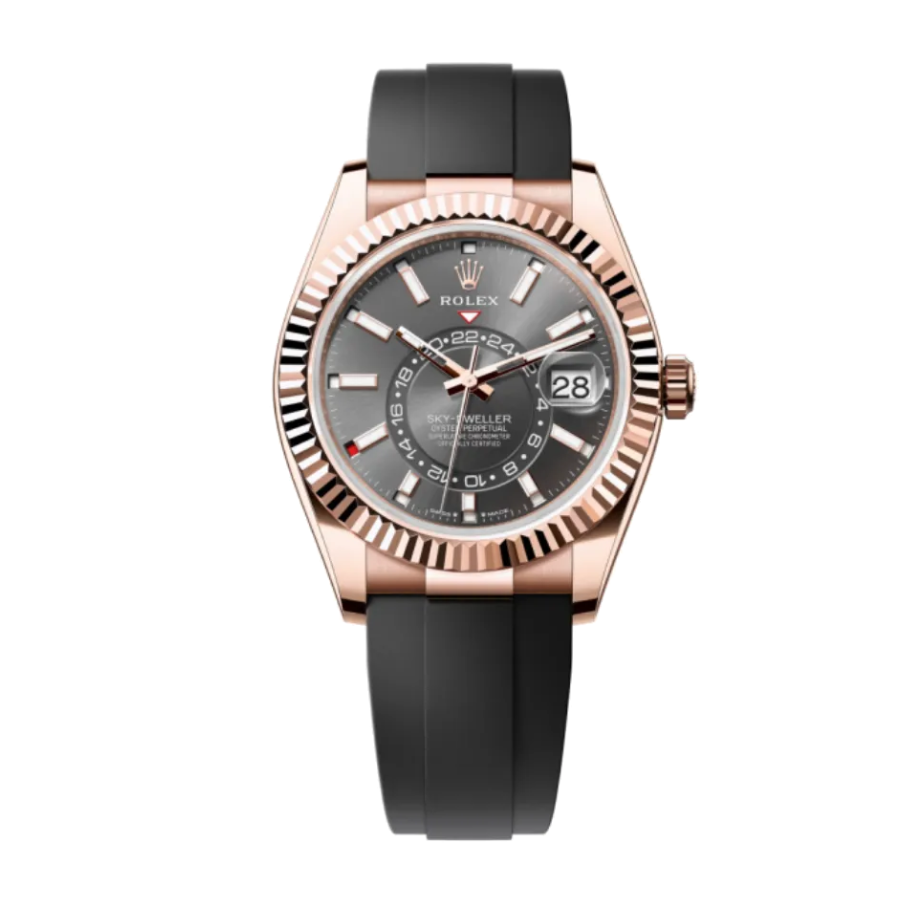 Rolex Sky-Dweller 326935 “Everose Rhodium Oysterflex” First-Class Clone