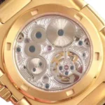 Patek Philippe Nautilus 5711 Tourbillon "Jumbo" Yellow Gold Dial Signature Replica 1:1 - Image 5