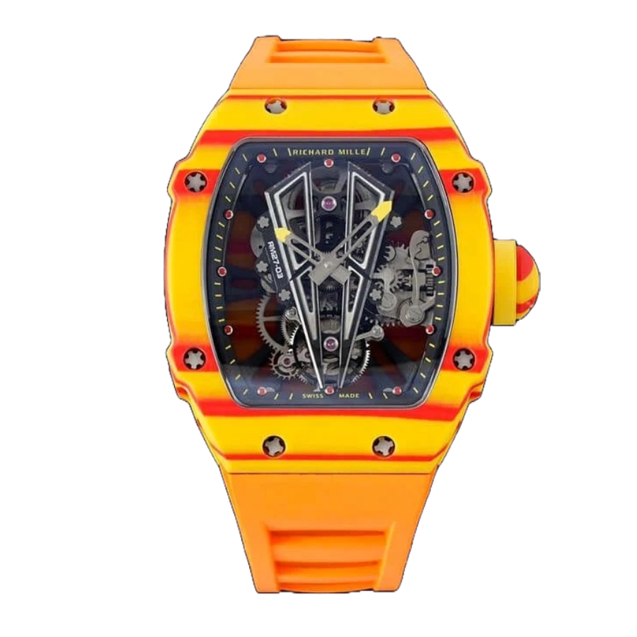 richard-mille-rm27-03-tourbillion-yellow-ruber-strap-replica-9 Richard Mille RM 27-03 Tourbillon "Rafael Nadal" Yellow Perfect Duplicate 1:1 - Image 1