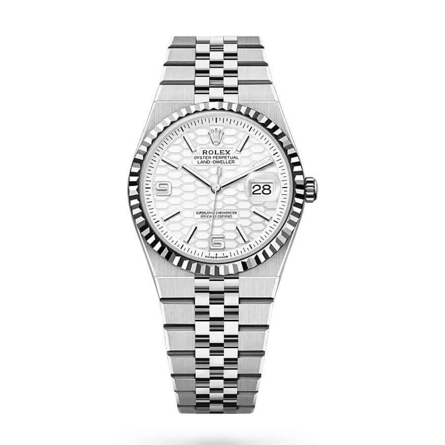 rolex-land-dweller-40-white-dial-replica-1 Rolex Land Dweller 226570 "Polar" Perfect Super Clone - Image 1