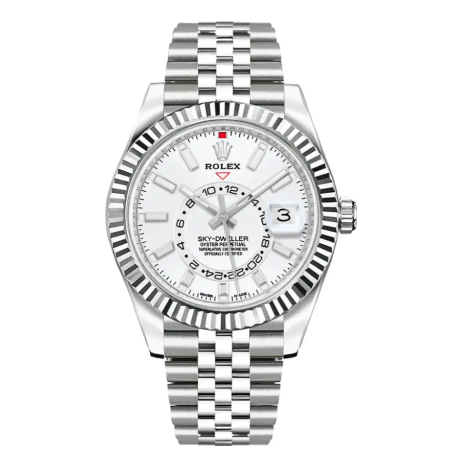 Yeni-Proje11 Rolex Sky-Dweller 336934-0004 "White Dial" Ultra Detailed Clone - Image 1