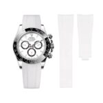 Rolex - Daytona -  Rubber Strap - White