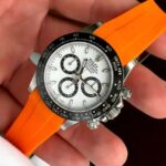 Rolex - Daytona -  Rubber Strap - Orange - Image 2