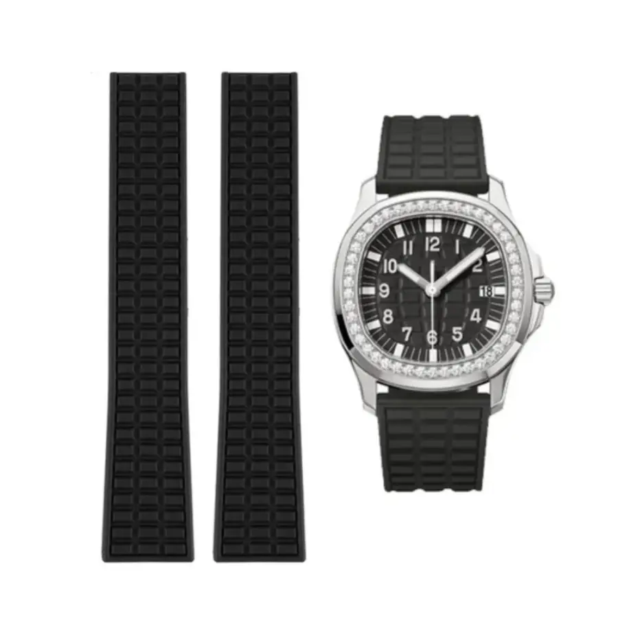 Yeni Proje - 2026-03-23T233436.345 Patek Philippe - Aquanaut - Rubber Strap - Straight - Black - Image 1