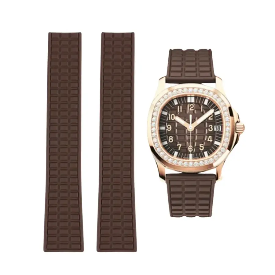Yeni Proje - 2026-03-23T233852.905 Patek Philippe - Aquanaut - Rubber Strap - Straight - Brown - Image 1