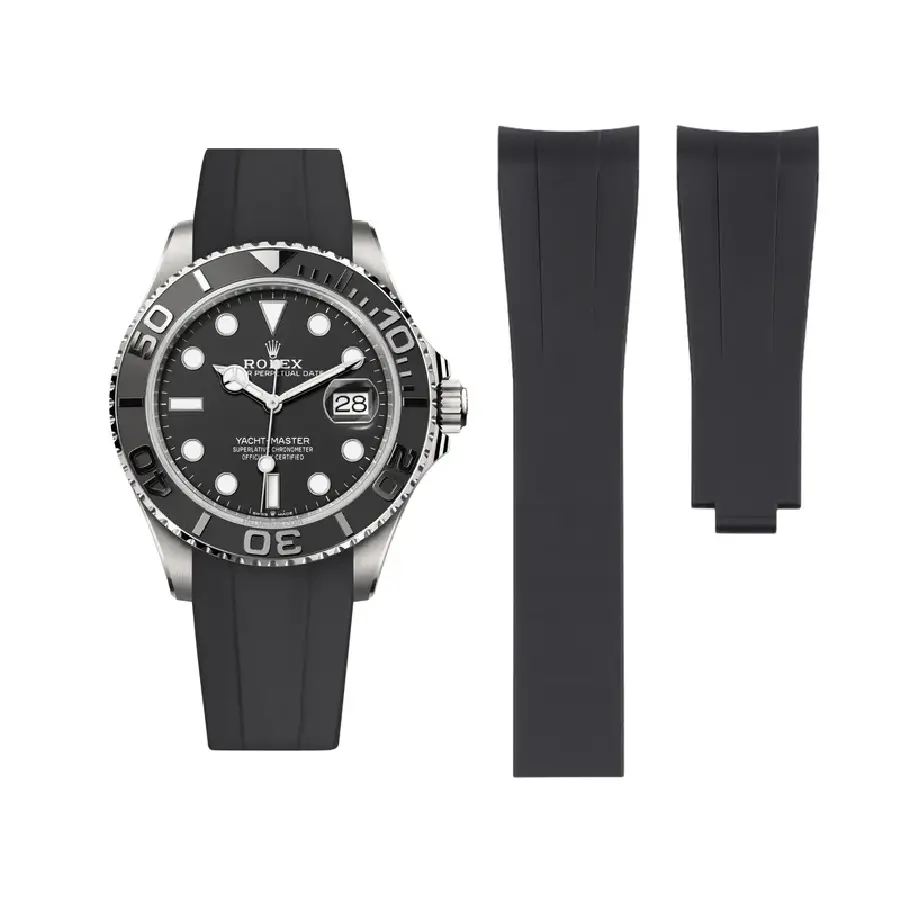Yeni Proje - 2026-03-25T160236.284 Rolex - Yacht-Master - Rubber Strap - Black - Image 1