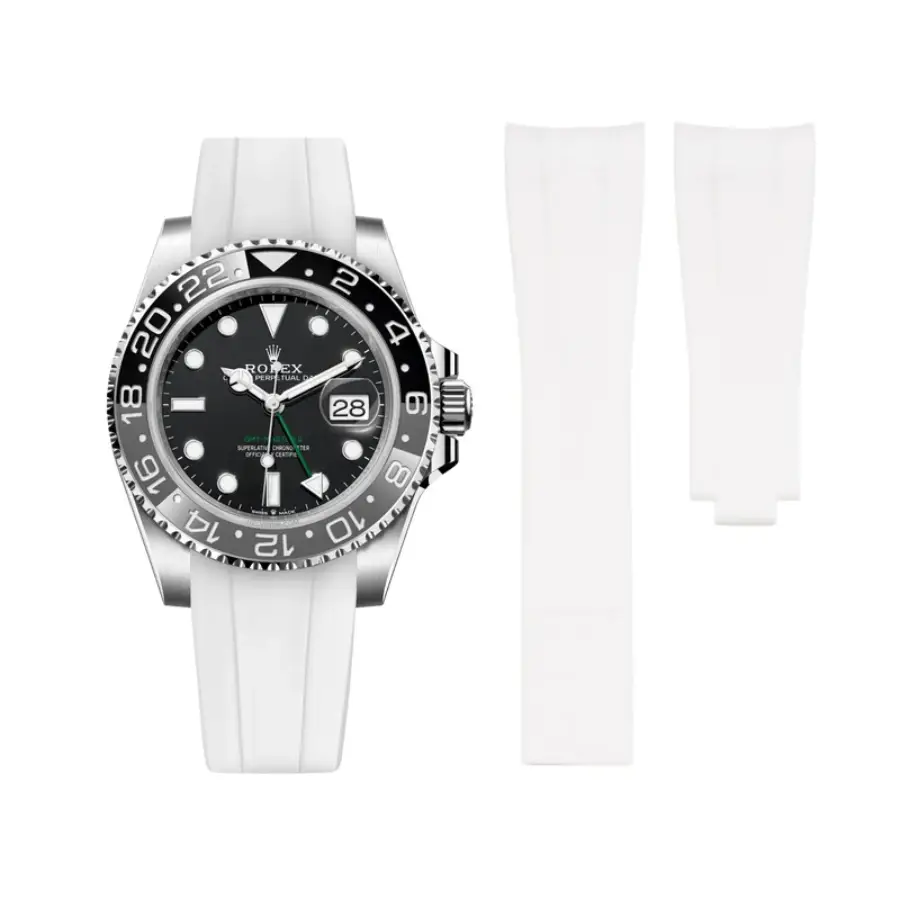 Yeni Proje - 2026-03-27T135657.802 Rolex - GMT-Master - Rubber Strap - White - Image 1