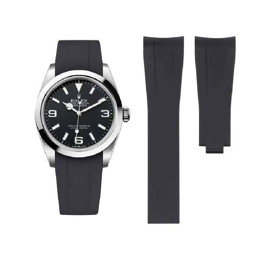 Yeni Proje - 2026-03-27T162004.560 Rolex - Explorer I - Rubber Strap - Black - Image 1