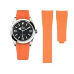 Rolex - Explorer I -  Rubber Strap - Orange
