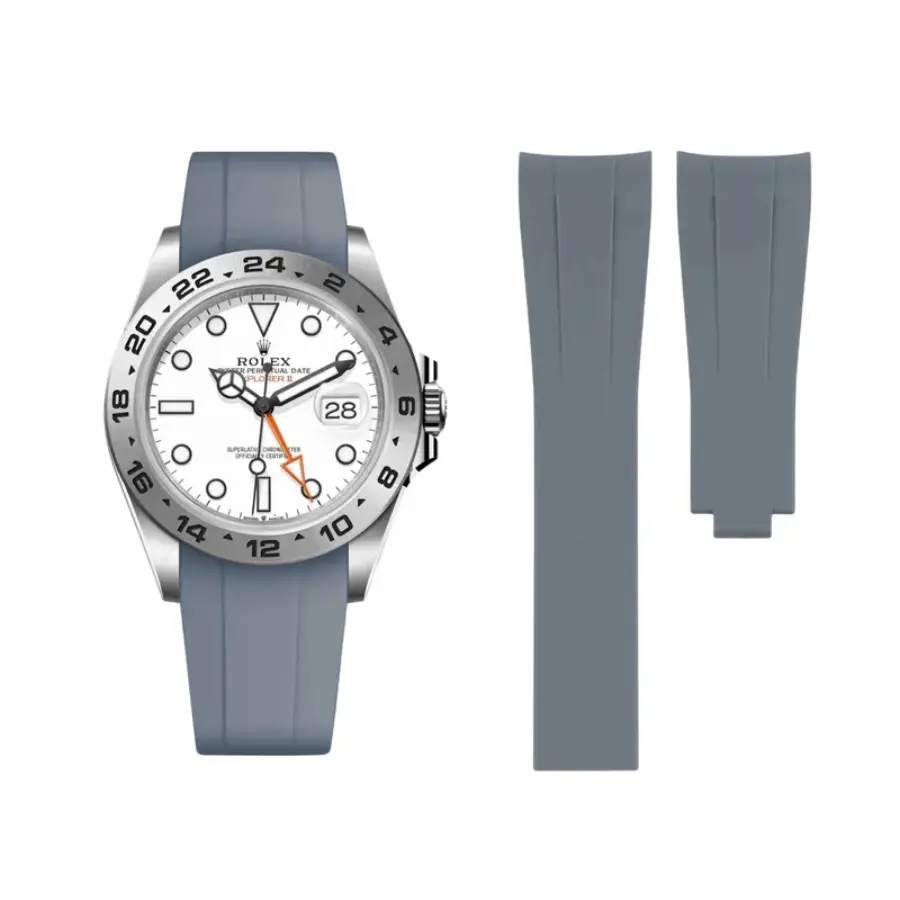 Yeni Proje - 2026-03-27T222259.779 Rolex - Explorer II - Rubber Strap - Grey - Image 1