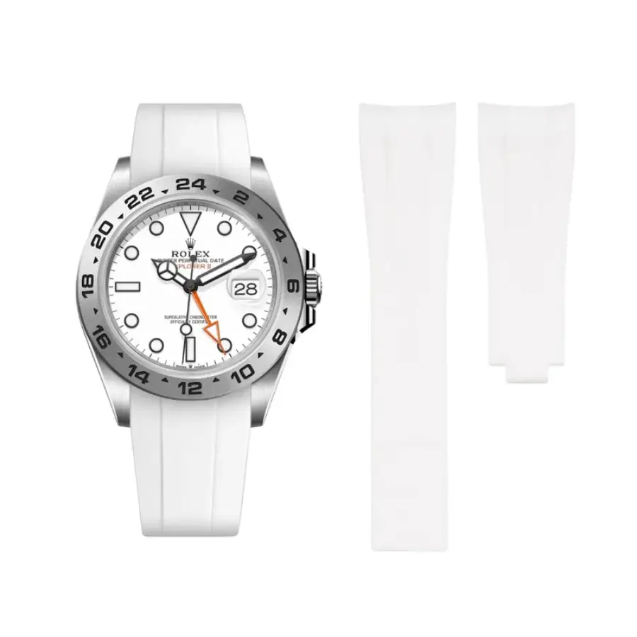 Yeni Proje - 2026-03-27T222813.250 Rolex - Explorer II - Rubber Strap - White - Image 1