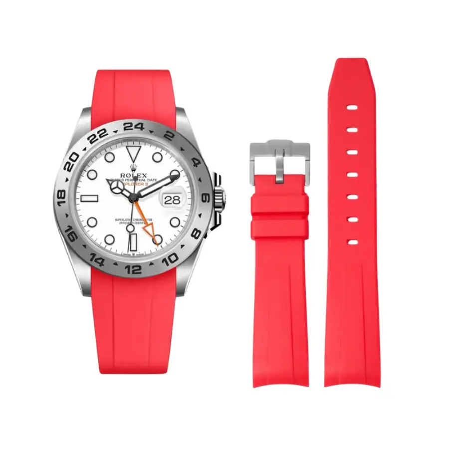 Yeni Proje - 2026-03-27T223308.088 Rolex - Explorer II - Rubber Strap - Red - Image 1