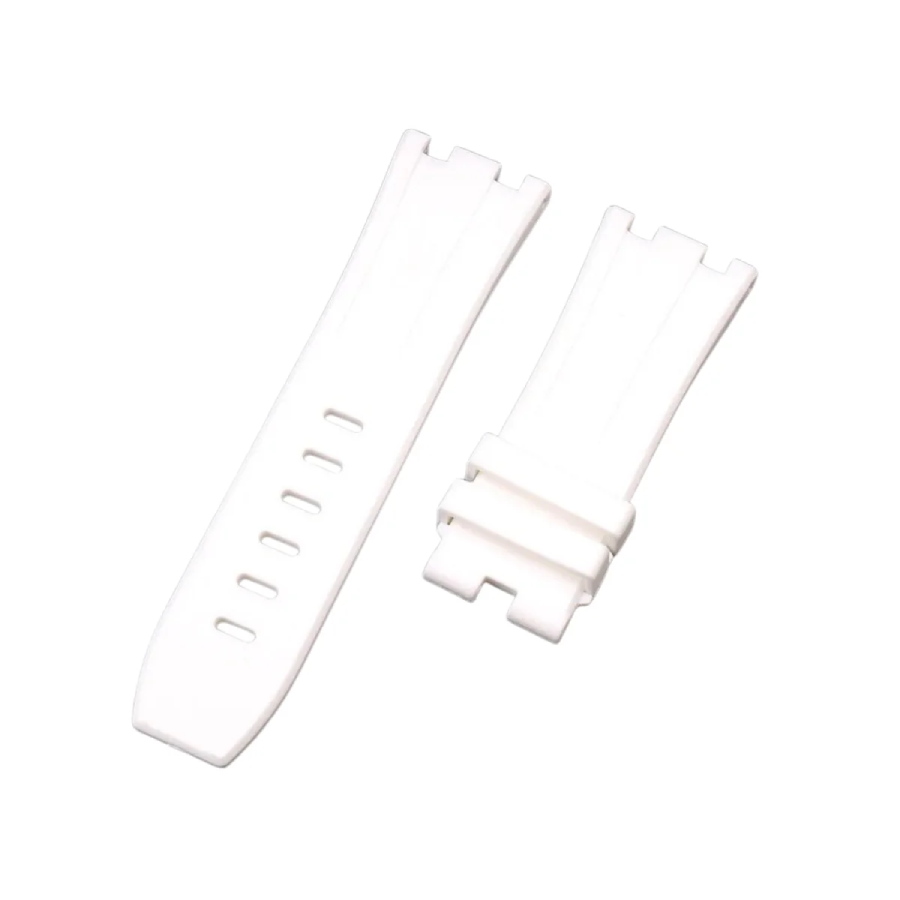 Yeni Proje (53) Audemars Piguet - Royal Oak - Rubber Strap - White - Image 1