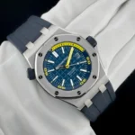 Audemars Piguet - Royal Oak -  Rubber Strap - Blue - Image 2