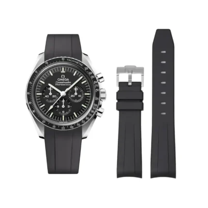 Omega - Speedmaster -  Rubber Strap - Black