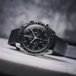 Omega - Speedmaster -  Rubber Strap - Black - Image 3