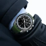 Omega - Speedmaster -  Rubber Strap - Green - Image 3