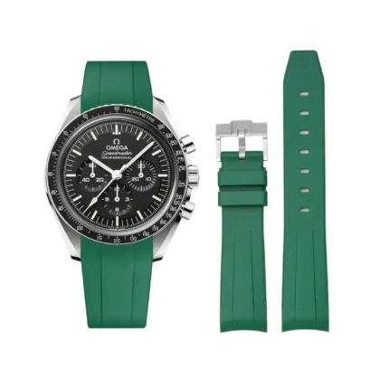 Omega - Speedmaster -  Rubber Strap - Green